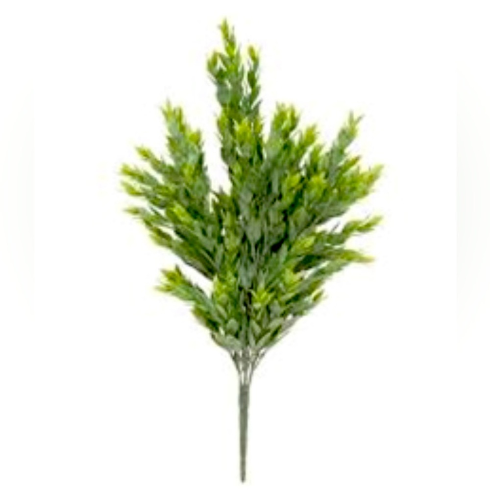 *Rainwashed Leaves Artificial Bush, 21”